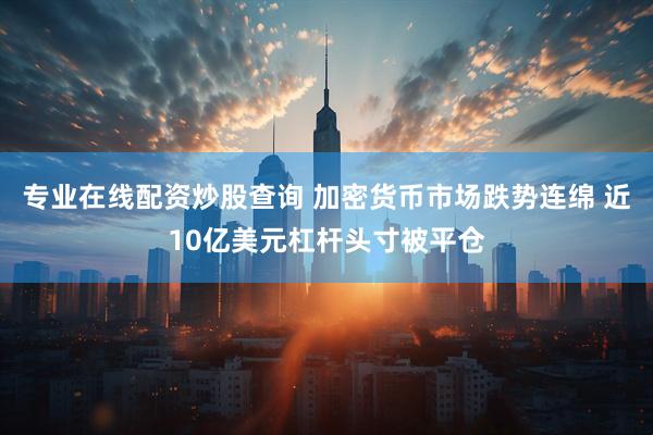 专业在线配资炒股查询 加密货币市场跌势连绵 近10亿美元杠杆头寸被平仓