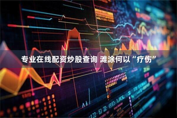 专业在线配资炒股查询 滩涂何以“疗伤”