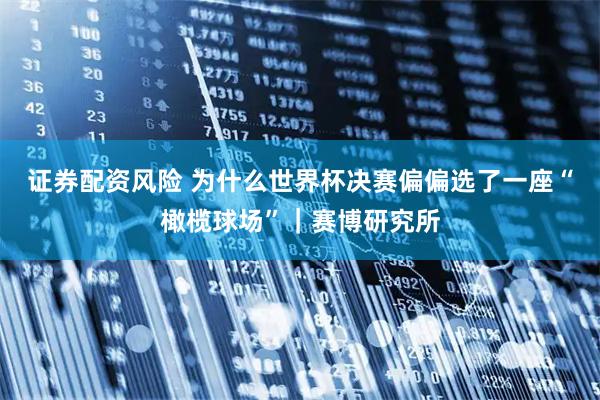 证券配资风险 为什么世界杯决赛偏偏选了一座“橄榄球场”｜赛博研究所